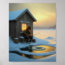 Zoek naar ijs vissen posters Winter