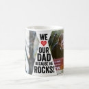 Recherche de ma roche de papa tasses Humour