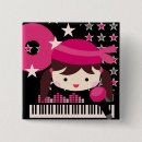 Recherche de vedette du rock badges Musique