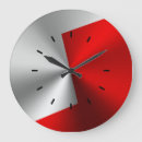 Zoek naar rood klokken Geometrisch