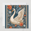 Recherche de cygne vœux cartes Vintage
