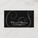 Recherche de m initial cartes visite Nom