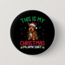 Zoek naar schotse terriër buttons Grappige kerstmis