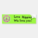 Zoek naar hippie bloem bumperstickers Vrede