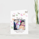 Recherche de butterfly mariage remerciements cartes Rose