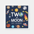 Zoek naar planeten servetten Two the moon