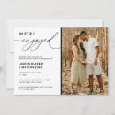 Recherche de fiancé invitations Minimaliste