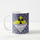 Recherche de signe radioactif tasses Rayonnement