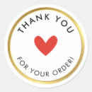 Recherche de rouge coeurs autocollants Artisanal