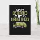 Recherche de camion à ordures vœux cartes Élimination des déchets