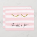 Recherche de rayures roses cartes postales Girly