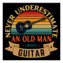 Zoek naar oude gitaar posters Vintage