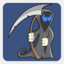 Recherche de la faucheuse autocollants Éffrayant