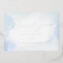 Recherche de remerciement invitations Bleu