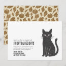 Recherche de chat noir halloween invitations Automne