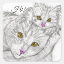 Recherche de sketch autocollants Chat