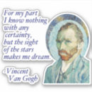 Recherche de vincent autocollants Bleu