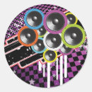 Recherche de audio autocollants Noir