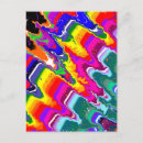 Recherche de arc en ciel abstrait cartes postales Bleu
