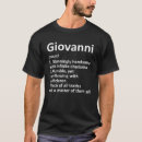 Recherche de giovanni tshirts Nom