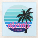 Recherche de miami dessous de verres Océan