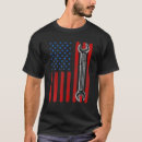 Recherche de papa mécanicien tshirts Patriotique