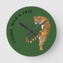 Zoek naar wilde tijger klokken Groen
