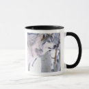 Recherche de visage de loup tasses Faune