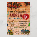 Zoek naar graffiti uitnodigingen Feest