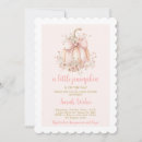 Zoek naar pastel pink babyshower uitnodigingen For her