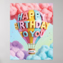 Zoek naar hete luchtballons posters Pastel