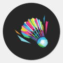 Recherche de raquette de badminton autocollants Navette