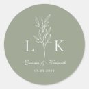 Recherche de logo mariage autocollants Monogramme