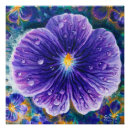 Recherche de fleur violette posters Peinture