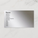 Recherche de arrière plan argenté cartes visite Simple