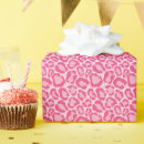 Recherche de léopard rose papier cadeau Empreinte de léopard