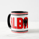 Recherche de drapeau albanais tasses Drapeaux du monde