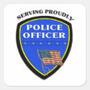 Recherche de policier autocollants Cannette de fil