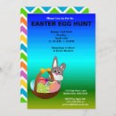 Recherche de oeufs peints invitations Lapin