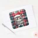 Recherche de noël chat autocollants Festif