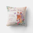 Recherche de fille de cheval coussins Floral