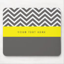 Recherche de gris et jaune tapis souris Moderne