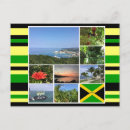 Recherche de drapeau des caraïbes cartes postales Jamaïque