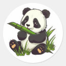 Recherche de bambou autocollants Panda