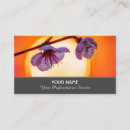 Recherche de fleurs romantiques cartes visite Customer