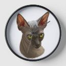 Recherche de sphynx horloges Sans cheveux