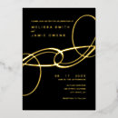 Zoek naar black gold wedding uitnodigingen Trendy