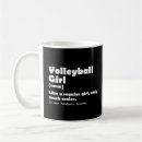 Recherche de joueur de volleyball tasses Drôle