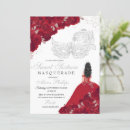 Recherche de masque rouge invitations Quinceanera