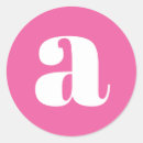 Recherche de rose clair autocollants Monogramme